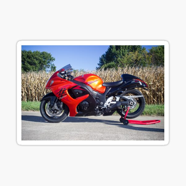 Orange Hayabusa Sticker