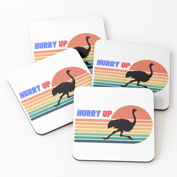 Item preview, running ostrich in the sunset- hurry up designed and sold by Abd-Elrahman1.