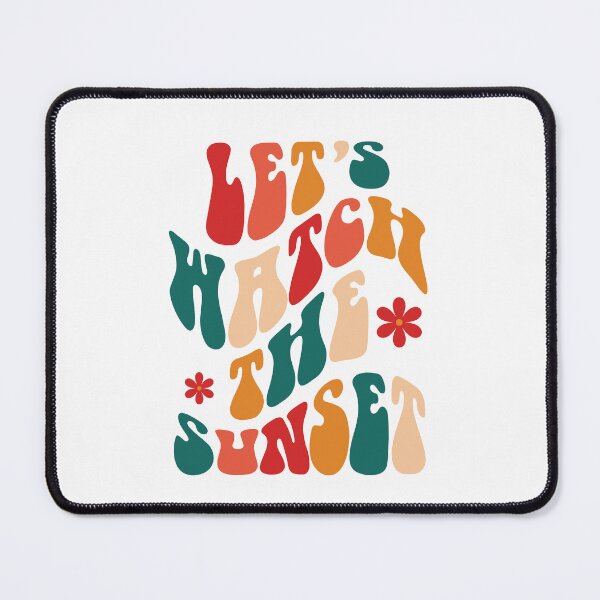 Item preview, Let's Watch The Sunset Retro Groovy designed and sold by Jalib.