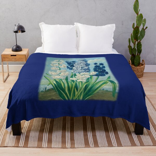 Item preview, Blue Hyacinths Vintage Botanical Art  designed and sold by Marymarice.