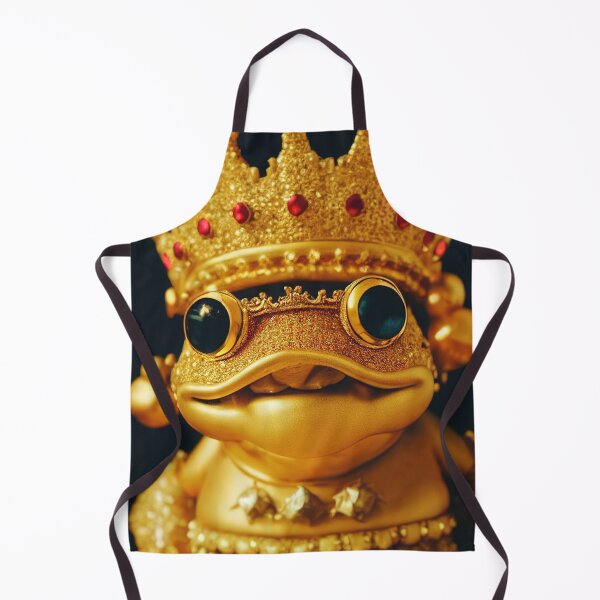 Item preview, Smiling golden frog king designed and sold by RK - Shop.