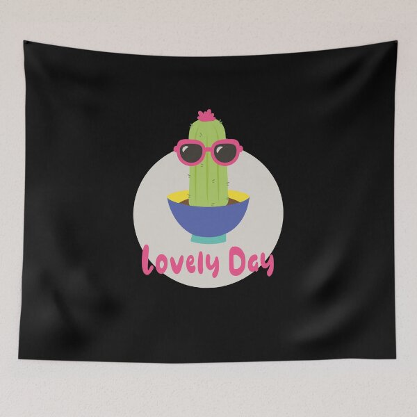 Item preview, Lovely day Kawaii funny cactus wearing sunglasses designed and sold by Awesome 4 all.