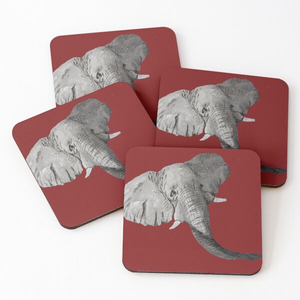 Item preview, Elephant head designed and sold by NikkieColla.