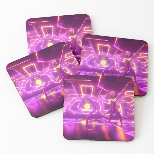 Item preview, pink orange neon stripes designed and sold by AbundanceMind.