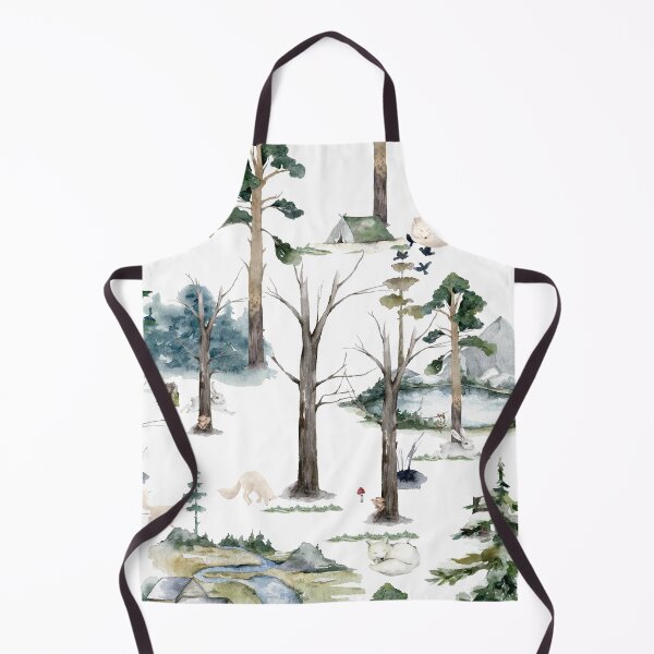 Item preview, Fox and Floral Watercolor, Artic Fox Animal, Cute White Foxes Winter Woodland Landscape designed and sold by Flowerartlovers.