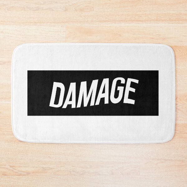 Item preview, Damage - Rectangle Shape Sticker / T-shirt Design designed and sold by krazybookz.
