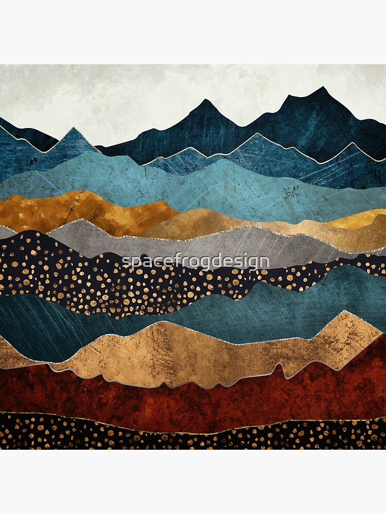 Thumbnail 4 of 4, Pillow, Amber Dusk designed and sold by spacefrogdesign.