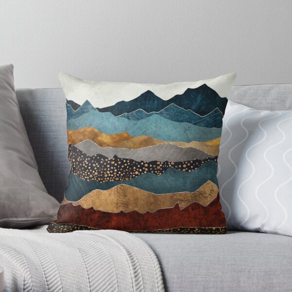 Amber Dusk Throw Pillow