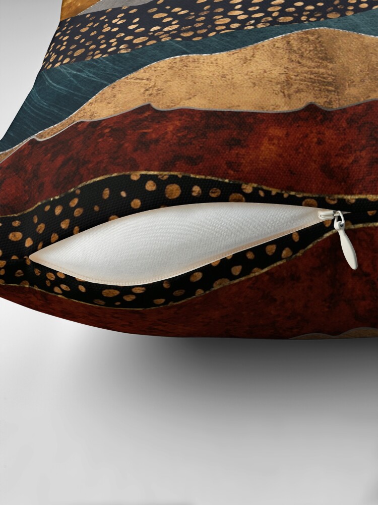 Thumbnail 2 of 4, Pillow, Amber Dusk designed and sold by spacefrogdesign.