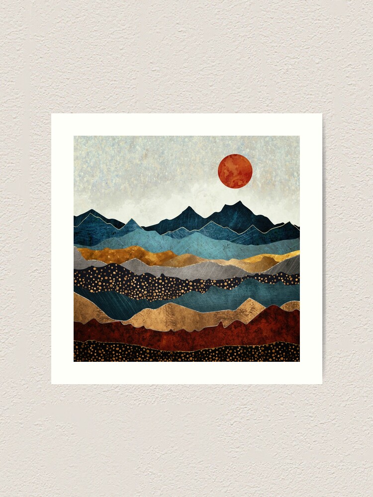 Alternate view of Amber Dusk Art Print