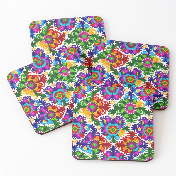 Item preview, Folkloric floral beautiful pattern designed and sold by thisisallahoax.