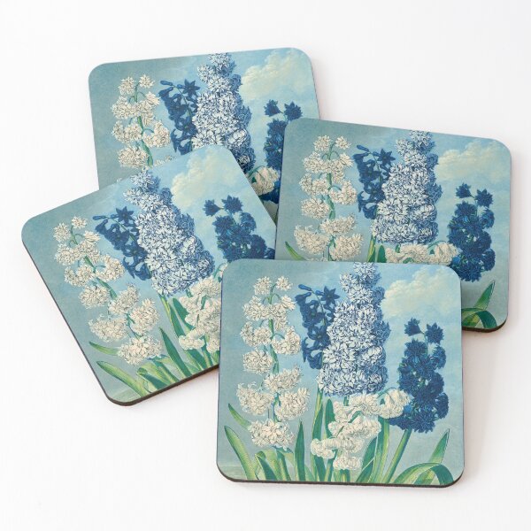 Item preview, Blue Hyacinths Vintage Botanical Art  designed and sold by Marymarice.