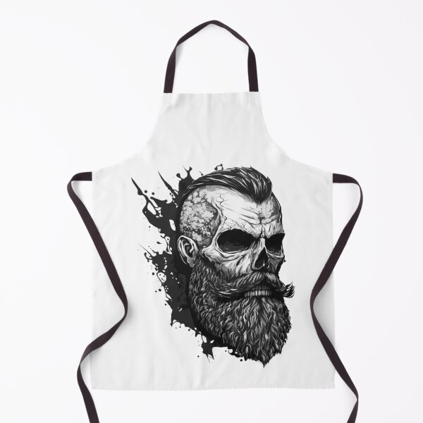 Item preview, SKULL BEARD SPLASH DARK STYLE EPIC SINISTER ROCK #ogirdor designed and sold by ogirdorgraphics.