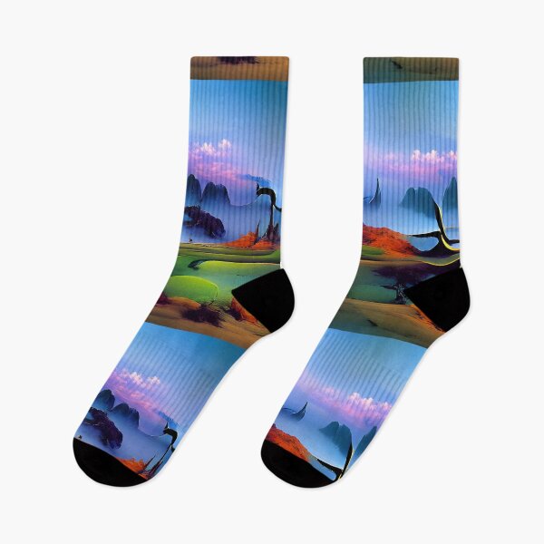 Item preview, Dreamland Adventure: An Abstract Fantasy Landscape designed and sold by artmanikin.