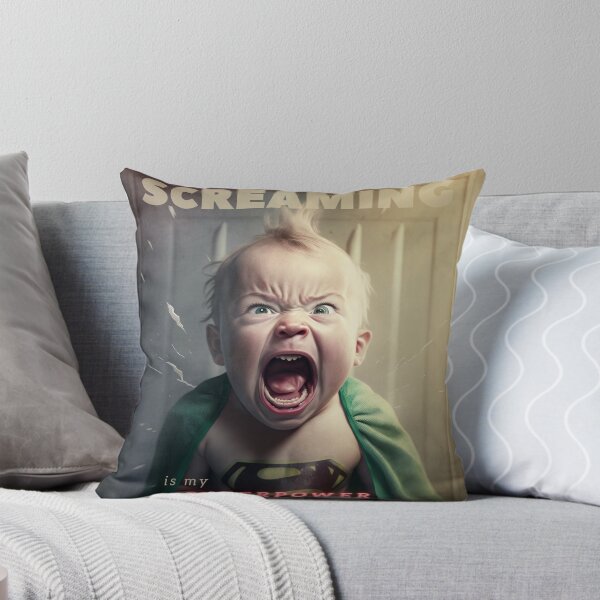Item preview, Screaming Is My SuperPower designed and sold by ai1art.