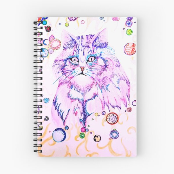 Aperçu de l'œuvre Chat abstrait coloré créée et vendue par RadMomCreations.