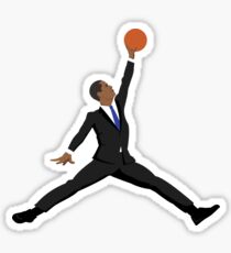Obama black suit x Jumpman Sticker