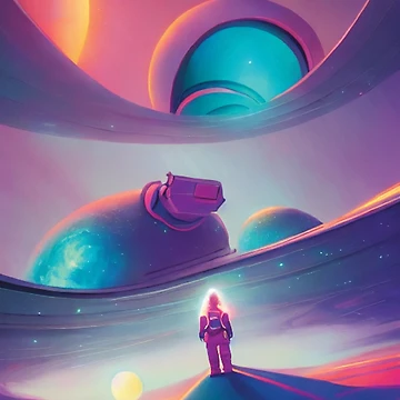Artwork thumbnail, Dimensions In Space by BrightC