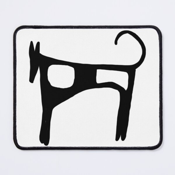 Item preview, Catal-Hüyük Dog Art designed and sold by GeekyGreyhound.