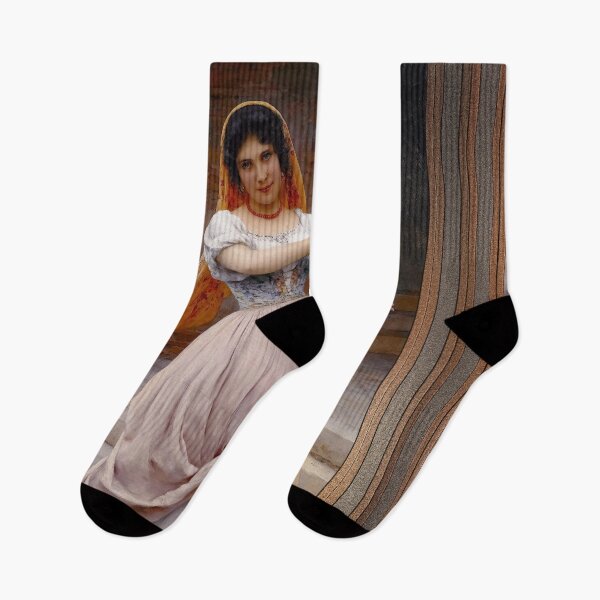 Item preview, The Laundress by Eugen von Blaas Remastered Xzendor7 Classical Art Old Masters Reproductions designed and sold by Xzendor7 Digital Art Creations.