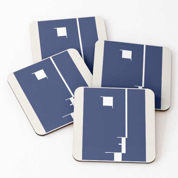 Item preview, Bauhaus Exhibition Wall Art, Bauhaus Wall Art dark blue, Bauhaus Exhibition Print, abstract Bauhaus designed and sold by re-make-.
