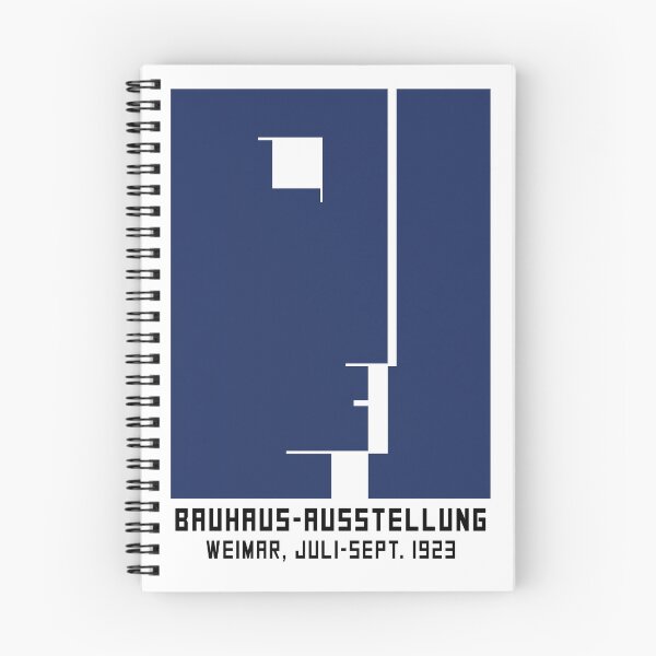 Item preview, Bauhaus Exhibition Wall Art, Bauhaus Wall Art dark blue, Bauhaus Exhibition Print, abstract Bauhaus designed and sold by re-make-.