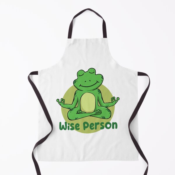 Item preview, Wise person Kawaii funny frog doing yoga poses designed and sold by Awesome 4 all.