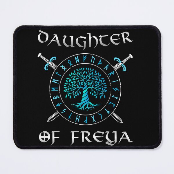 Item preview, Daughter Of Freya Lagertha Shield-Maiden Runes designed and sold by Shirt-Designs.