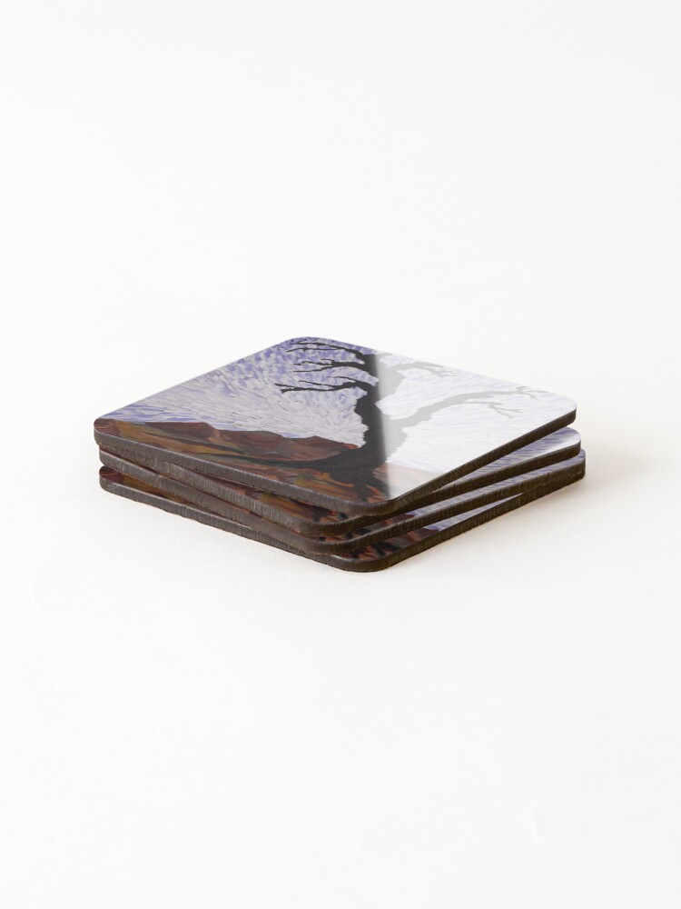 Thumbnail 4 of 5, Coasters (Set of 4), Hanson's Tree designed and sold by RudyYoder.