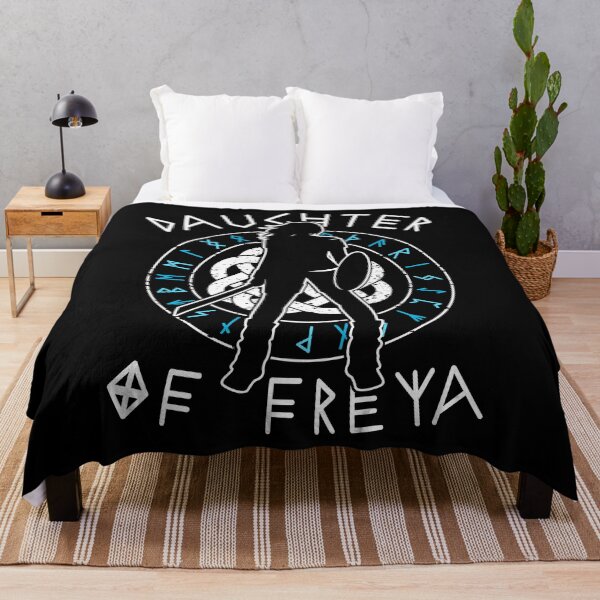 Item preview, Daughter Of Freya Lagertha Shield-Maiden Runes designed and sold by Shirt-Designs.