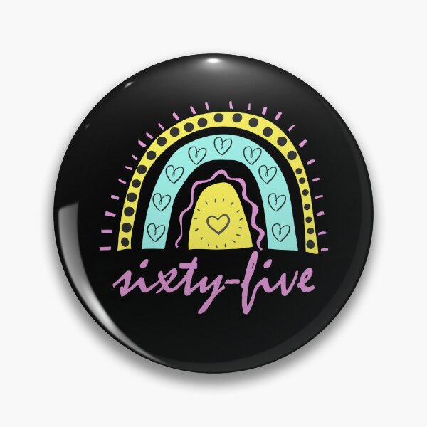 Item preview, Sixty Five Year Old Sixty Fifth Birthday Cute Fun Doodle Boho Rainbow designed and sold by LadySaltwater.
