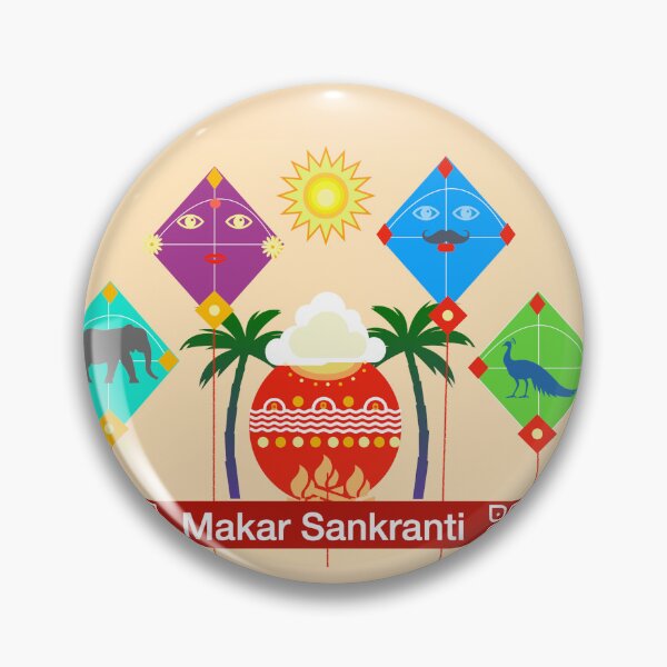 Artikelvorschau, Makar Sankranti 2023 modernes Design gelb entworfen und verkauft von Bakkia.