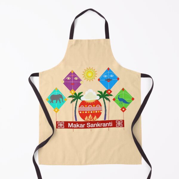 Item preview, Makar Sankranti 2023 modern design yellow designed and sold by Bakkia.