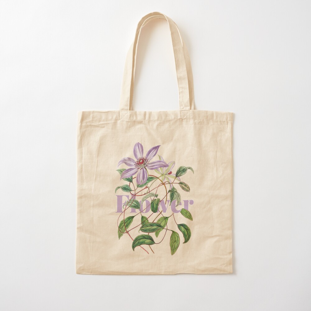 Purple Heart Flowers Valentine's day gifts for her True Love Tote