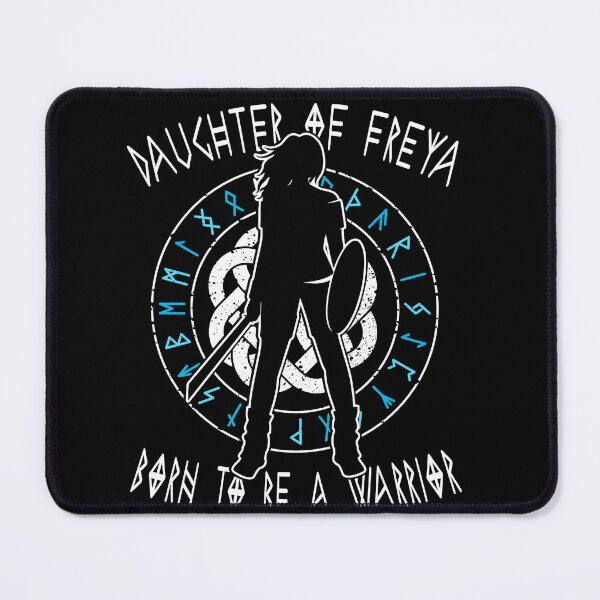 Item preview, Daughter Of Freya Lagertha Shield-Maiden Runes designed and sold by Shirt-Designs.