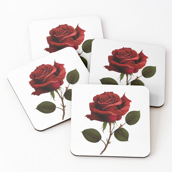 Item preview, Red rose flower designed and sold by dacdac79.