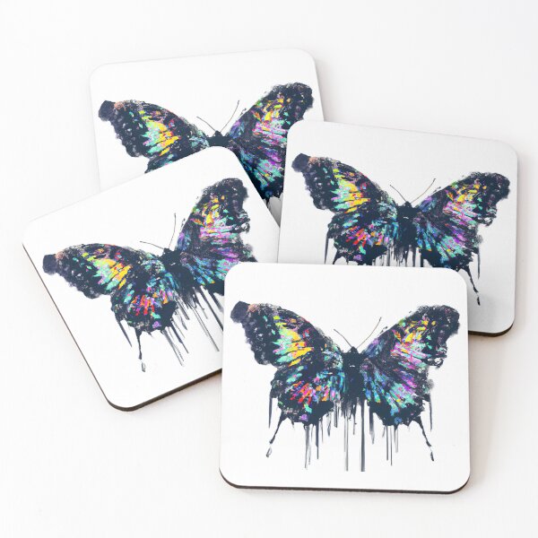 Item preview, Oil Painted Abstract, Splatter Painted Ethereal Butterfly designed and sold by nicholekoch1.