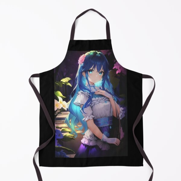 Item preview, Blue Hair Nature Waifu designed and sold by PristineJenkins.