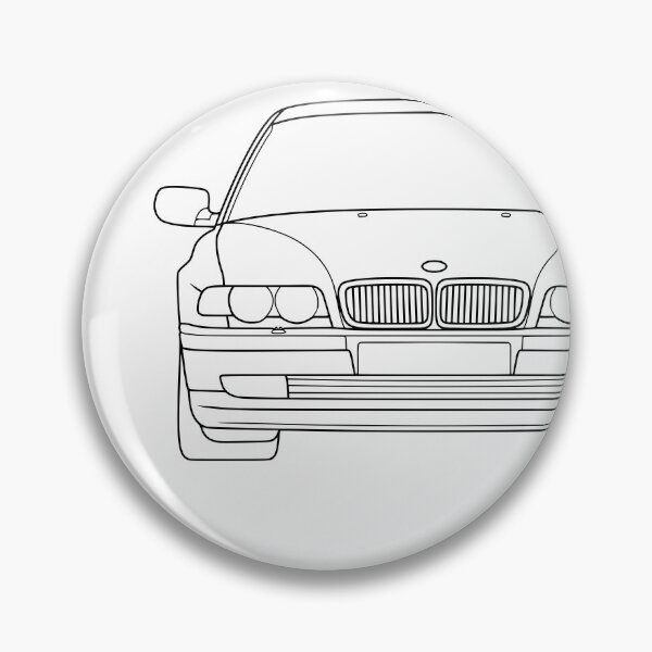 Item preview, E38 facelift 1998-2001 black lines designed and sold by EdimDesign.