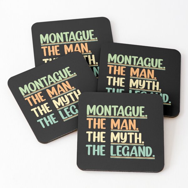 Item preview, Montague The Man The Myth The Legend  designed and sold by Rami Khalifah.