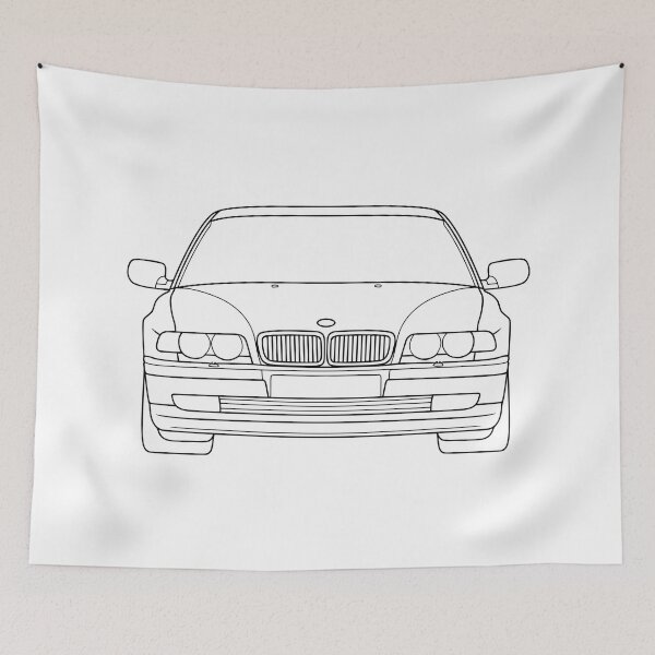 Item preview, E38 facelift 1998-2001 black lines designed and sold by EdimDesign.