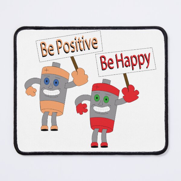 Item preview, Be Positive and Be Happy Batteries designed and sold by Notorious CodFather Designer Studio.