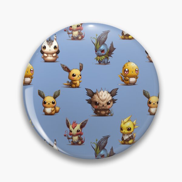 Artikelvorschau, Chibi "Fakemon"-Muster - Acht entzückende süße Geschöpf-Begleiter entworfen und verkauft von DreamsGD.