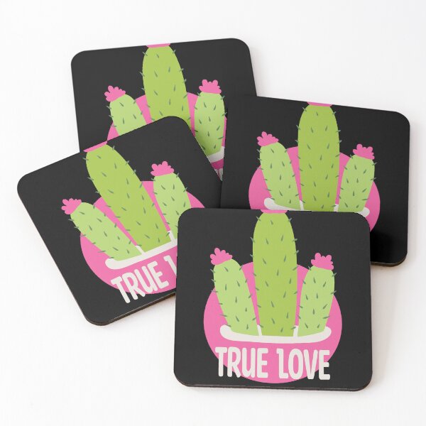 Item preview, True love Kawaii cactus green and pink designed and sold by Awesome 4 all.