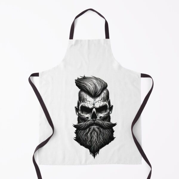 Item preview, SKULL BEARD SPLASH DARK STYLE EPIC SINISTER ROCK FRONT VIEW #ogirdor designed and sold by ogirdorgraphics.