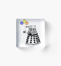Birthday Darlek Acrylic Block