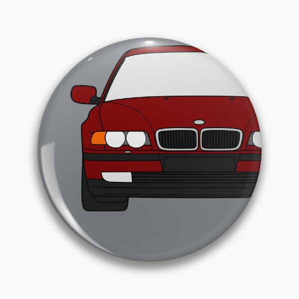 Item preview, E38 facelift 1998-2001 royal red color designed and sold by EdimDesign.