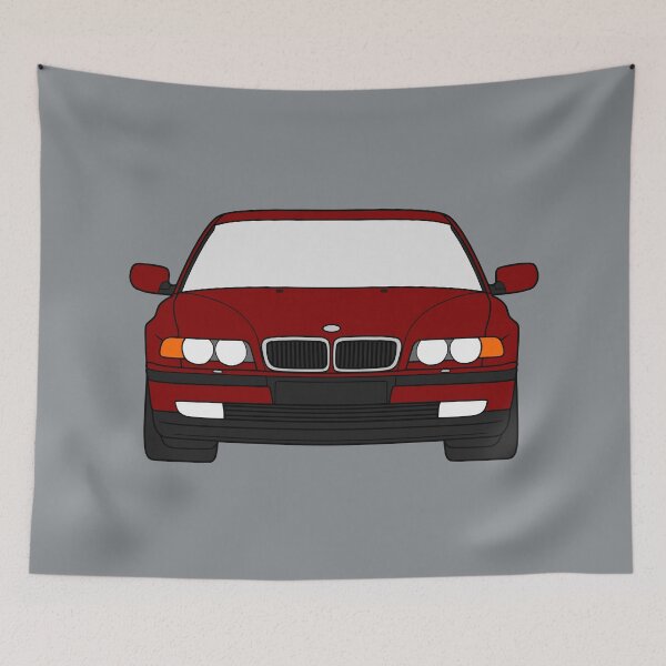Item preview, E38 facelift 1998-2001 royal red color designed and sold by EdimDesign.