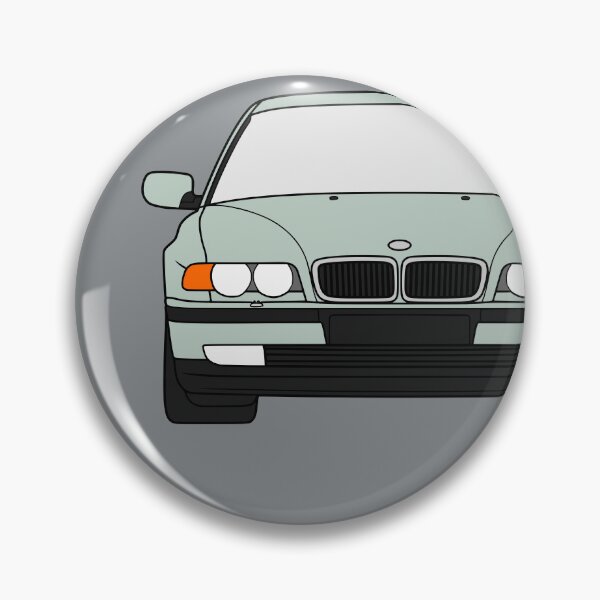 Item preview, E38 facelift 1998-2001 silver green color designed and sold by EdimDesign.