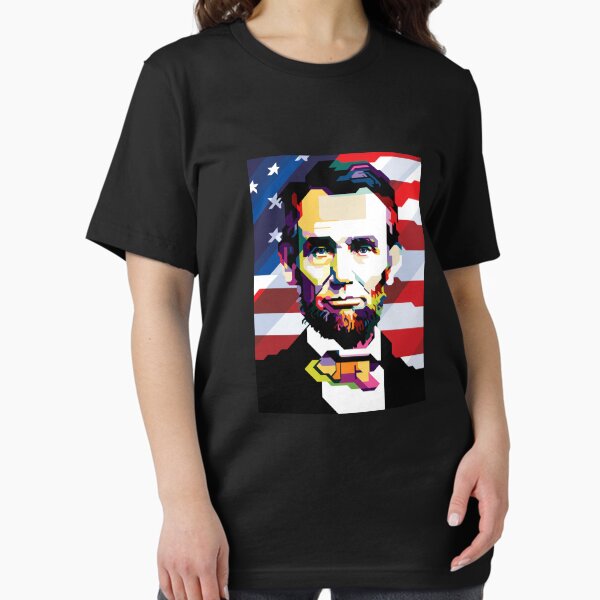Vista previa del artículo con la obra «Abraham Lincoln Abe El Presidente», diseñado y vendido por JessHendrix.